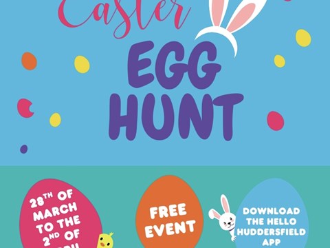 Huddersfield BID easter egg hunt