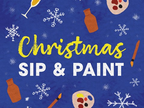Christmas sip & paint